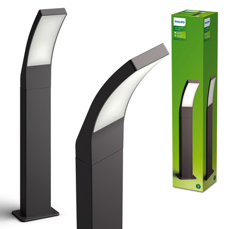 Záhradná vonkajšia lampa PIPE 60cm LED 12W 1100lm 2700K IP44 Splay Philips