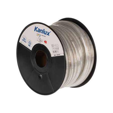 LED svetelná hadica flexibilná hermetická 60W 210V 4000K, neutrálna biela 120lm/m IP65 30m GIVRO Kanlux