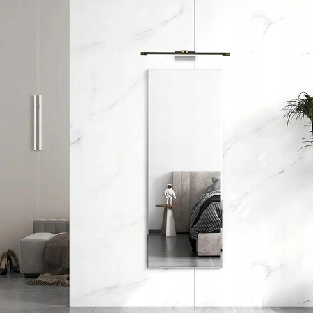 LED nástenné svietidlo nad zrkadlo 12W 1440lm 4000K 160° čierna zlatá 56cm Lappa Masterled