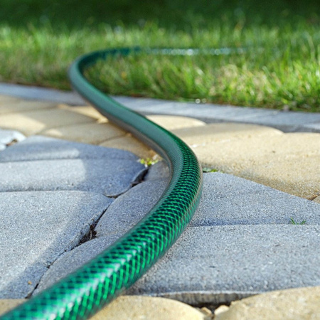 3/4" záhradná hadica na vodu 50 m, priamy postrekovač, závitová prípojka, rýchlospojka, 3/4" rýchlospojka s prepadom CELLFAST