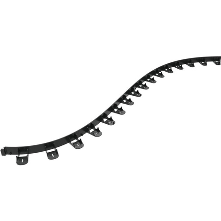 Obruba záhradného trávnika Flexibilná čierna UNIBORD 100 cm Silná mrazuvzdorná CELLFAST