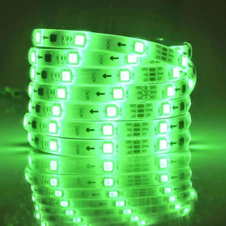 RGB LED pásik 24W 380lm 120° biely IP65 stmievateľný Sanico Goldlux