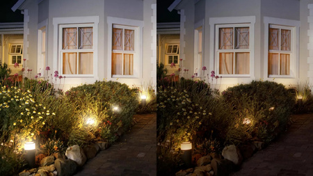 Záhradné svietidlo vonkajšie LED SLOW 25cm 8W 590lm IP65 Biela a farebná Ambiance RGB + TW strieborná Smart SMART Zigbee Bluetooth Calla Philips HUE