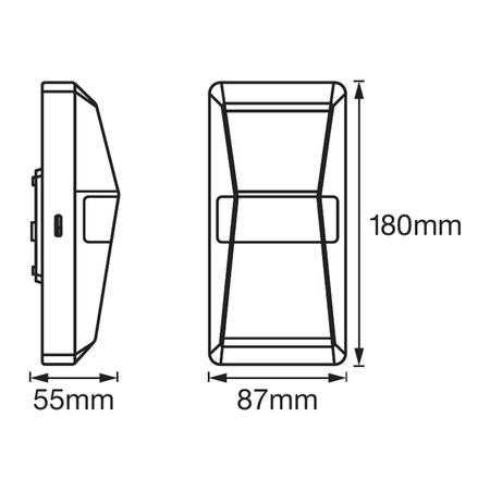 LED reflektor Vonkajší reflektor 10W 1000lm 4000K IP55 biely so senzorom pohybu a súmraku Endura Ledvance