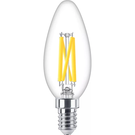 LED žiarovka E14 sviečka B35 5,9W = 60W 806lm 2200-2700K teplá biela CRI90 FILAMENT Dimmable WarmGlow Philips