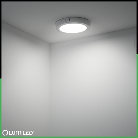 Stropné svietidlo LED na povrch 18W Round 4000K GLOW White LUMILED