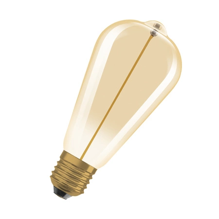 Dekoratívna LED žiarovka ST64 Edison E27 2,2W = 12W 120lm 2700K teplá biela 320° Filament Vintage 1906 Osram