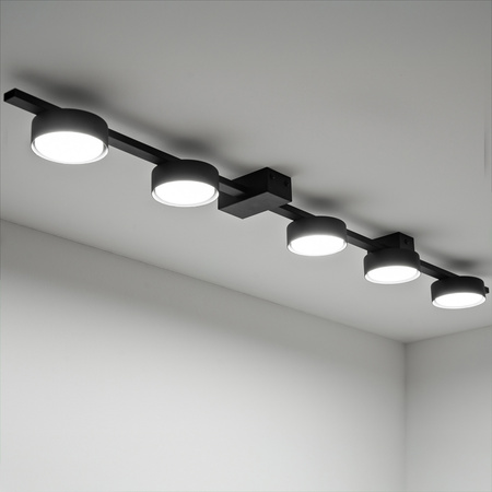 OVILO stropné svietidlo LED halogénové svietidlo 5x GX53 bodové nástenné svietidlo Reflektor LUMILED