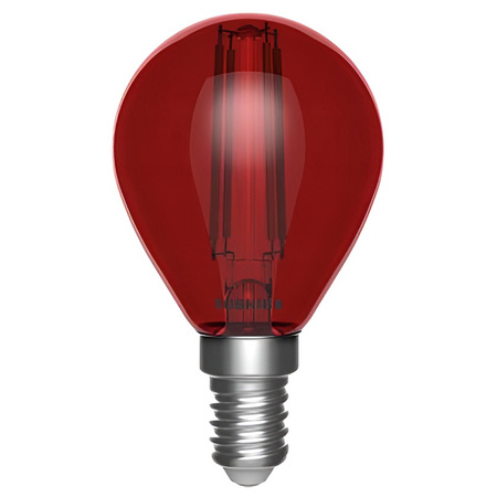 LED žiarovka E14 G45 4,5W Filament Red TOSHIBA