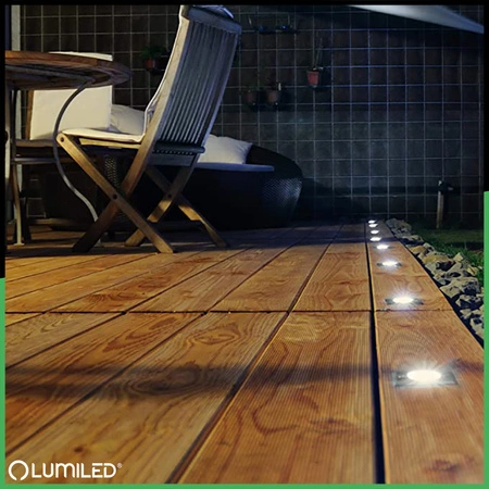 Zapustené GU10 IP65 IK09 štvorcové CATIO 2 LUMILED