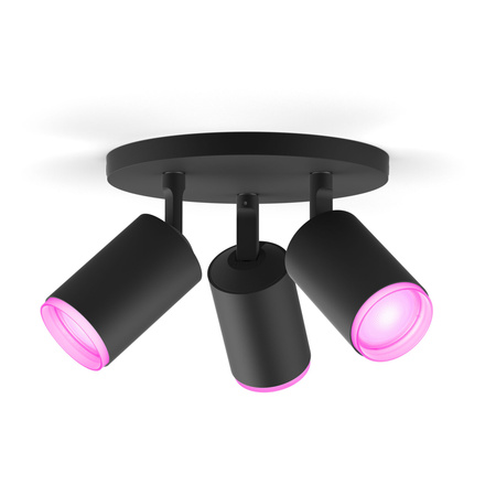 LED reflektorové stropné svietidlo 12,6 W 1200 lm IP20 biele a farebné RGB + TW White Smart SMART Zigbee Bluetooth Fugato Philips HUE