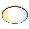Plafond LED stropné svietidlo 21W 2100lm 2700-6500K RGB + TW 40cm čierne okrúhle Smart SMART WiFi Bluetooth App Rune WiZ