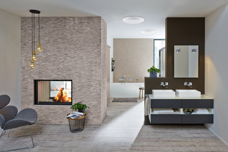 LED stropné svietidlo pre kúpeľňu Povrchová montáž 18W 4000K IP44 ZOE White 30cm