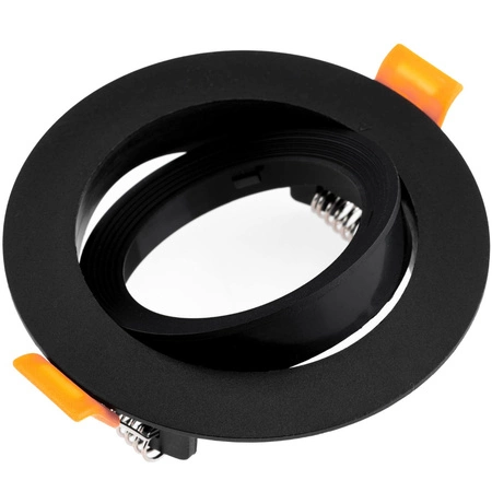 Sada halogénového svietidla VENTUS Black Round + LED žiarovka GU10 1 5W teplá biela 120° Lumiled