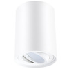 HALOGEN Spot Tube Movable Round White 115mm + LED žiarovka GU10 6W 120° 4000K AMAT-L LUMILED