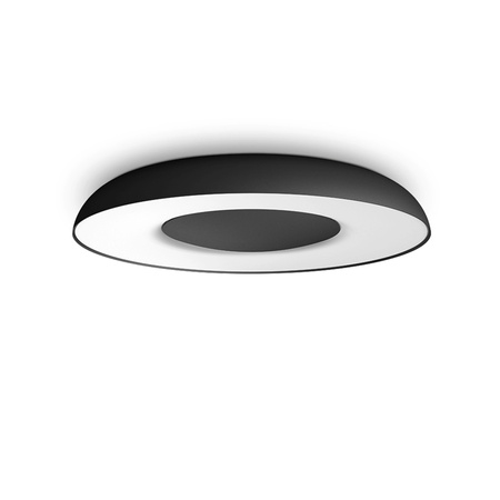 Plafond LED stropné svietidlo na povrchovú montáž 22,5 W 2500 lm IP20 White Ambiance TW Black 39 cm Smart SMART Zigbee Bluetooth Still Philips HUE