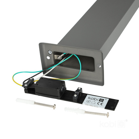 LED GU10 IP44 Grey Quazar Kobi Vonkajšie stojace záhradné svietidlo