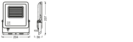 Inteligentný LED reflektor 50W 3000lm 3000K, teplá biela RGBW Dimmable Black SMART+ WiFi Multicolor Ledvance