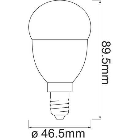 LED E14 4,9W = 40W 470lm CCT Stmievateľná SMART+ WiFi Mini žiarovka Ledvance
