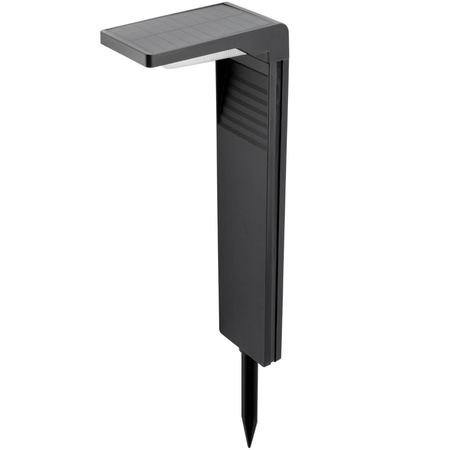 LED solárna záhradná lampa poháňaná stojacou tyčou 57 cm 4000K IP64 so súmrakovým senzorom