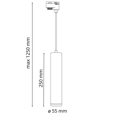 GU10 čierny PARIS reflektor Sanico Goldlux