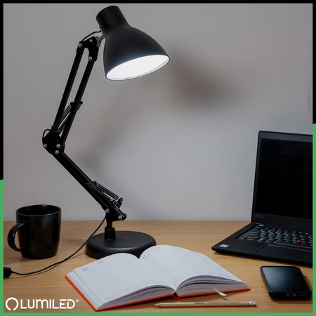 LED 7W CCT stmievateľná stolová lampa Marti Black Lumiled