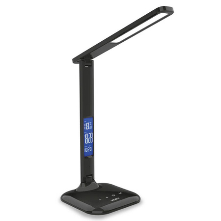 Stolná lampa LED 5W 490lm 5500K studená biela čierna stmievateľná RIO Videx