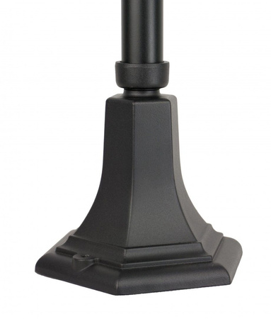 Záhradná lampa Vonkajšia stĺpová lampa E27 Vitráž K 5002/2 N 110cm čierna Su-Ma