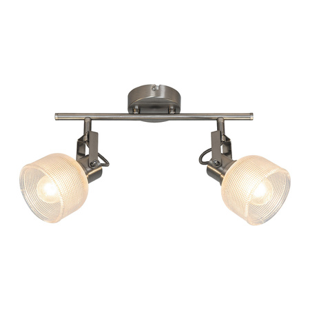 Bodové stropné svietidlo 2x E14 Chrome Classic Francis 5438 Rabalux