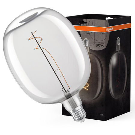 Dekoratívna LED žiarovka E27 4,8W = 30W 400lm 2700K teplá biela 320° Dimmable Vintage 1906 Osram
