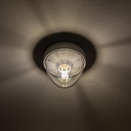 Plafón Oprawa Sufitowa Ogrodowa Lampa Kinkiet E27 White Vodotesný IP44 NOOK 7972 Nowodvorski