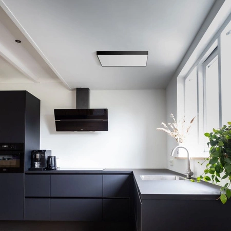 Rámček na povrchovú montáž pre LED svietidlá 60x60 Square Black VIDEX