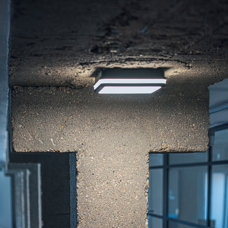 Plafond LED stropné svietidlo 18W 1770lm CCT IP65 Povrchová montáž Grafitová BENO KANLUX