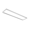 Rámček na povrchovú montáž pre LED panely 120x30 Hliník Biely Ecolight