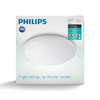 Stropné svietidlo LEDpovrchovou montážou 17W 1600lm 2700K White Wawel Philips