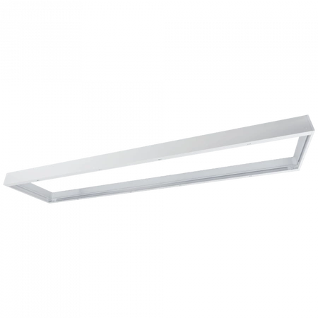 Rámček na povrchovú montáž pre LED panely 120x30 Hliník 58 mm Biely Ecolight