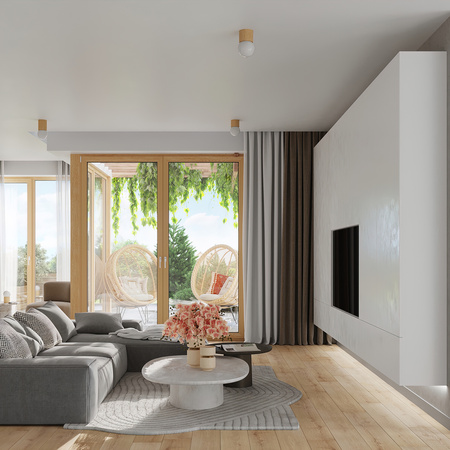 Nástenné svietidlo Nástenné svietidlo G9 Ball Geometric Brown Modern Boomo Sollux