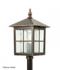 Záhradné svietidlo Vonkajší stĺpik E27 Benátky Lucerna K 5002/3/KW 76cm čierna Su-Ma