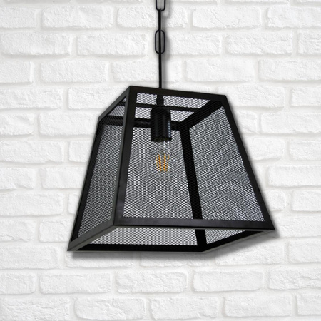 Sanico Goldlux E27 Black Madera Dekoratívne závesné stropné svietidlo