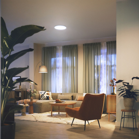 Stropné svietidlo LED Plafond 40W 4300lm 2700-6500K White s diaľkovým ovládaním Wincel Philips