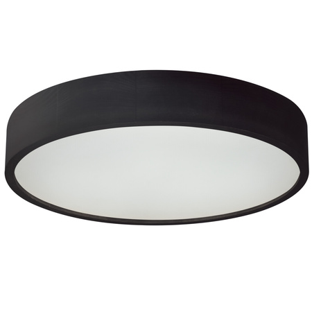 Plafond LED stropné dekoratívne svietidlo s povrchovou montážou E27 Round Black Jasmin Kanlux