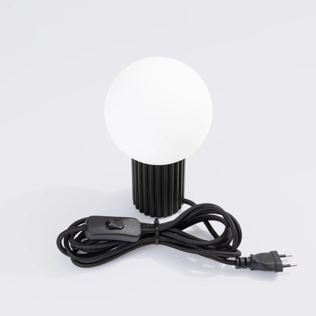 Stolná stolová lampa G9 Round Black Modern Matte Halo Sollux