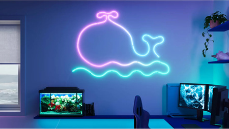 NEON LED pás 45W RGBIC 10m Smart SMART WiFi Bluetooth aplikácia WiZ