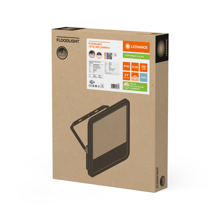 LED reflektor Vonkajšie reflektory 167W 25000lm 6500K IP66 Čierne reflektory Ledvance