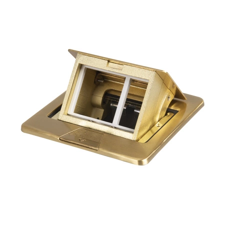 Podlahová krabica pre elektrickú zásuvku Square Gold Office+ Kanlux