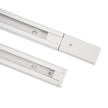 Biela jednofázová prípojnica pre koľajnicové reflektory 1,5 m LUMILED