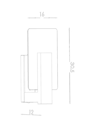 Nástenné svietidlo Nástenné svietidlo E14 Square Brown Škandinávsky Lappo Sollux