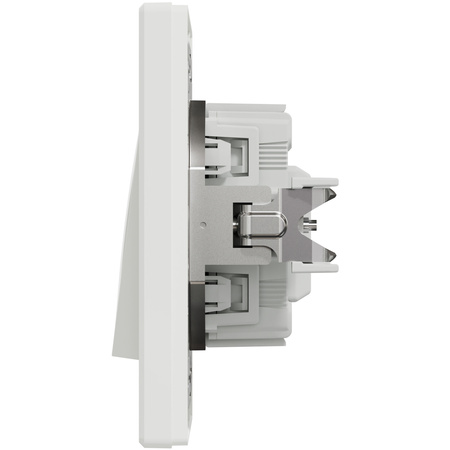 Jednopólový spínač s osvetlením pod omietku s rámom SCHNEIDER ASFORA