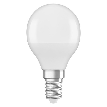 LED žiarovka P45 guľka E14 4,9W = 40W 470lm 3000K teplá biela 200° VALUE CLASSIC Osram