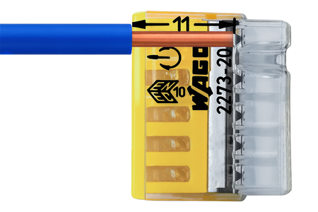 Inštalačná spojka WAGO 2273-205 pre drôt 5x0,5-2,5 mm